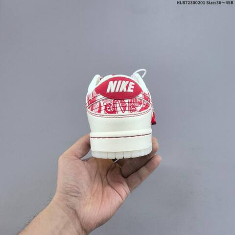 Nike SB Dunk Low Off White Red EU 36-45 Skate Shoe - Unisex (BS-61588)