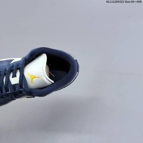 Air Jordan 1 Low Obsidian Suede AIR JORDAN 1 Aj1 Lifestyle (BS-66465)
