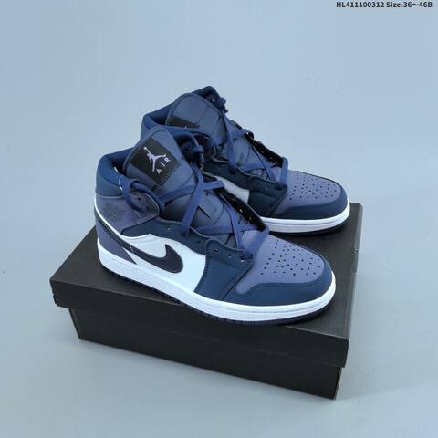 Air Jordan 1 Mid Reverse Bred AIR JORDAN 1 Aj1 Lifestyle (BS-66558)