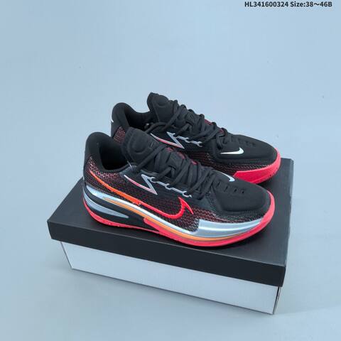 Nike Air Zoom GT Cut 1 Black Red Silver Orange EU 38-46 Basketball Shoe - Unisex (BS-61156)