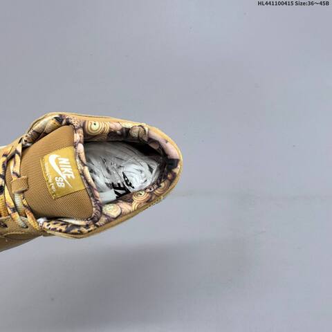 Nike SB Dunk Low Wheat Gold Light Grey EU 36-45 Skate Shoe - Unisex (BS-60716)