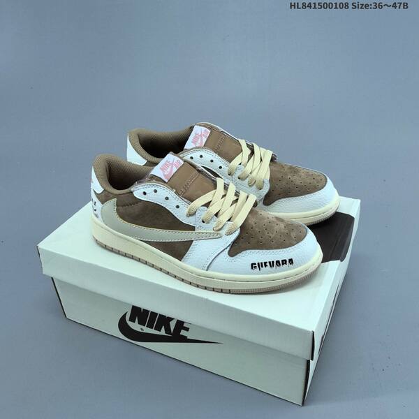 Nike Air Jordan 1 x Travis Scott black/white/blue 36~47B lifestyle