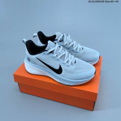 Nike Air Zoom Pegasus 42 Light Grey Black White EU 40-45 Running Shoe - Men's (BS-62205)