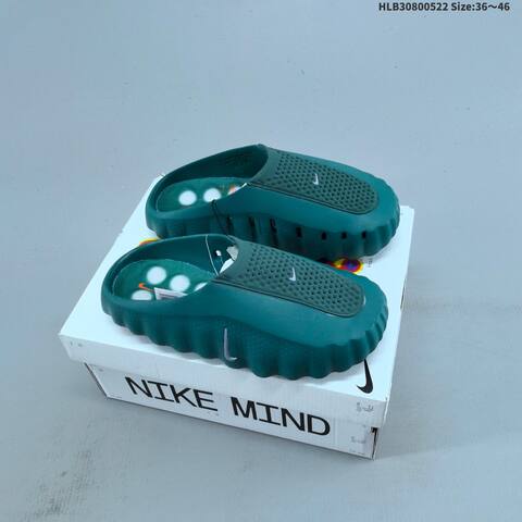 Nike Mind 001 Recovery Slide Black Dark Green EU 36-46 Slides - Unisex (BS-60230)