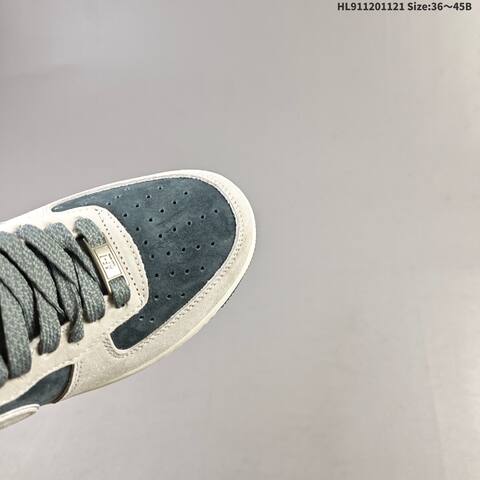 Nike Air Force 1 Low Light Grey Dark Grey Off White EU 36-45 Sneaker - Unisex (BS-63351)
