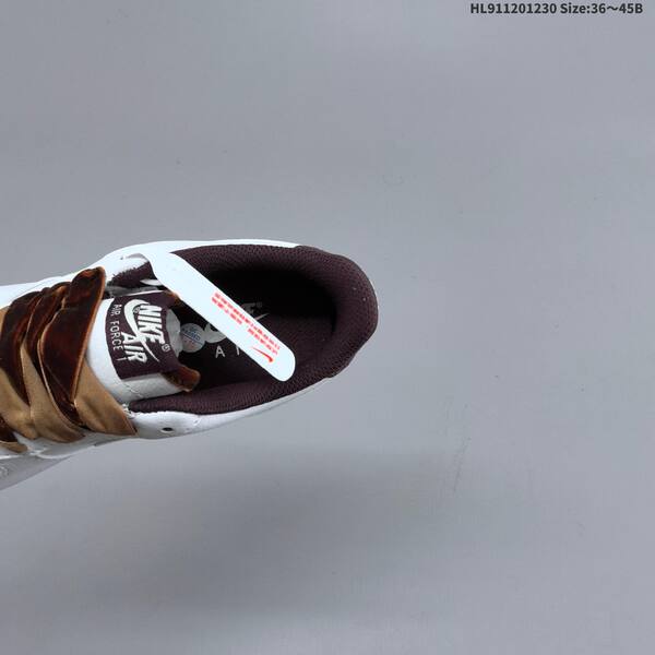 Nike Air Force 1 Low white dark brown tan EU 36-45 sneaker