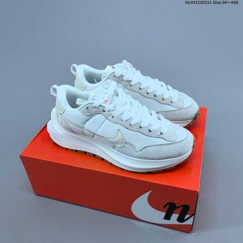 Nike Vaporwaffle Sacai White Beige Red Black Gum EU 36-46 Sneaker - Unisex (BS-61372)