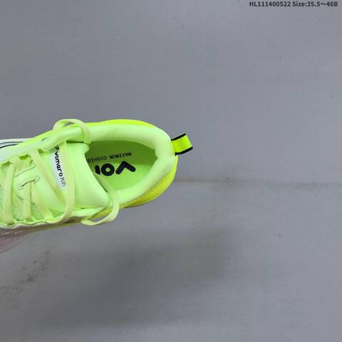 Nike Vomero Plus ReactX Air Zoom White Neon Yellow Black EU 35 5-46 Running Shoe - Unisex (BS-60217)