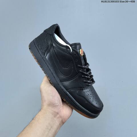Air Jordan 1 Low Obsidian Suede AIR JORDAN 1 Aj1 Lifestyle (BS-66708)