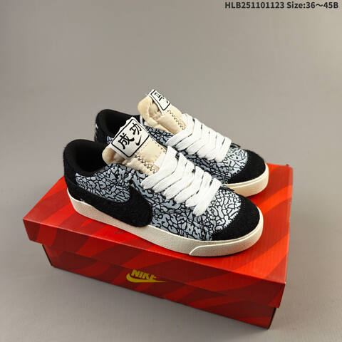 Nike Blazer Mid 77 Suede Swoosh White Black Yellow Beige EU 36-45 Skate Shoe - Unisex (BS-63201)