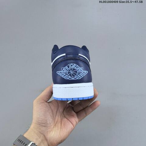 Air Jordan 1 Low Midnight Navy University Blue AIR JORDAN 1 Aj1 Lifestyle (BS-66279)