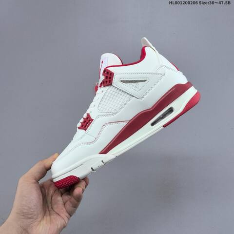 Air Jordan 4 Retro Sierra Red WMNS AIR JORDAN 4 Aj4 Lifestyle (BS-66688)