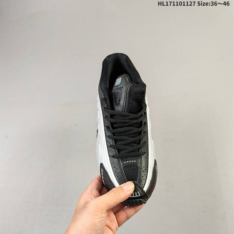 Nike Shox R4 Black White Light Blue EU 36-46 Running Shoe - Unisex (BS-63022)