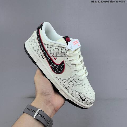 Nike Dunk Low Off White Black Red EU 36 45 Skate Shoe EU 36-45 - Unisex (BS-60444)