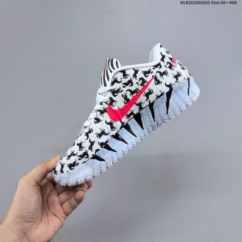 Nike ZoomX HF2794-001 White Black Red Grey EU 38-46 Basketball Shoe - Unisex (BS-61557)