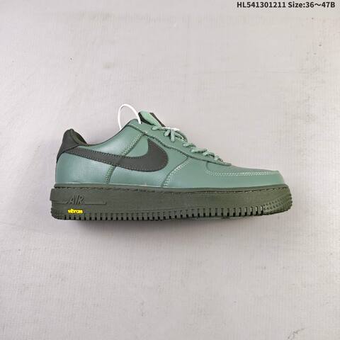 Nike Air Force 1 07 Dark Green Olive Green Yellow EU 36-47 Sneaker - Unisex (BS-62770)