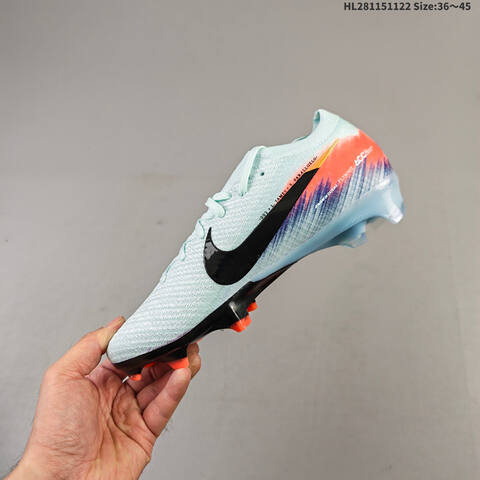 Nike Mercurial Vapor 16 Pro Mint Green Black Orange EU 36-45 Soccer Cleat - Unisex (BS-63294)