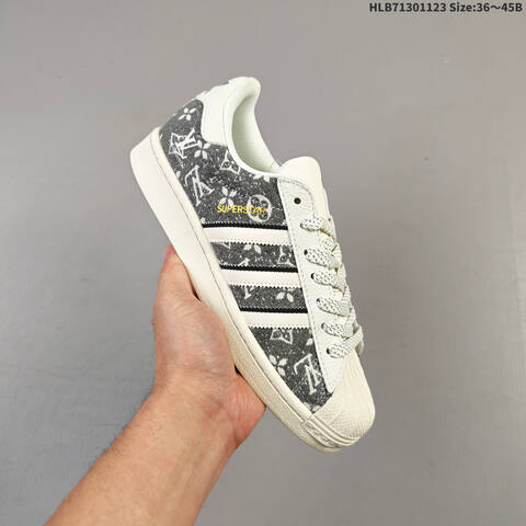 Adidas Superstar DIY Dark Grey Off White Black EU 36-45 Skate Shoe - Unisex (BS-65518)