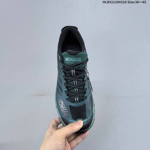 HOKA ONE ONE Mafate Speed 2 Dark Teal Black Light Teal EU 36-45 Trail Shoe Trail Running Sneakers - Unisex (BS-69369)