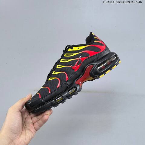 Nike Air Max Plus TN Black Red Yellow White Blue EU 40-46 Running Shoe - Men's (BS-60356)