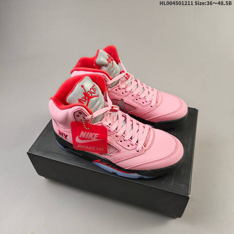 Awake NY x Air Jordan 5 Retro AIR JORDAN 5 Aj5 5 Awake NY Jordan B Lifestyle (BS-67494)