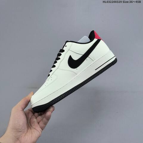 Nike Air Force 1 Low Off White Black Red Navy EU 36-45 Sneaker - Unisex (BS-61056)