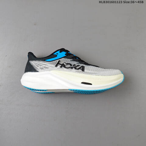 HOKA ONE ONE Mach X 3 White Black Blue Cream EU 36-45 Running Shoe Running Sneakers - Unisex (BS-69451)