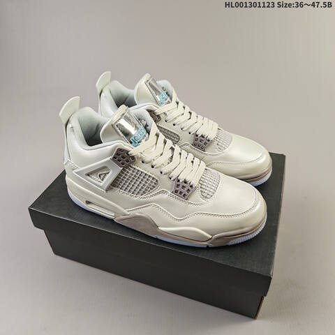 Air Jordan 4 Retro Photon Dust AIR JORDAN 4 Aj4 Lifestyle (BS-67714)