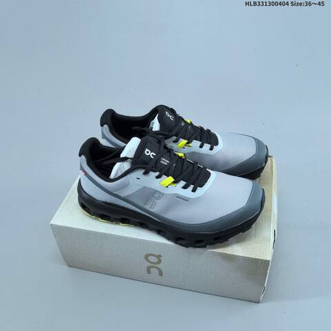 On Cloudvista 2 Waterproof Black Gray EU 36-45 Trail Shoe Trail Running Sneakers - Unisex (BS-69643)