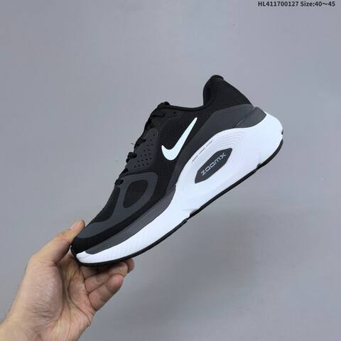 Nike Structure Plus ReactX Air Zoom Black White Dark Grey EU 40-45 Running Shoe - Men's (BS-61713)