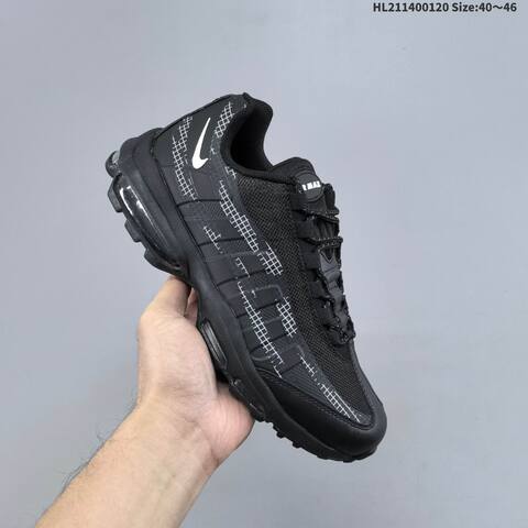 Nike Air Max 95 Black Grey EU 40-46 Running Shoe - Men's (BS-61879)