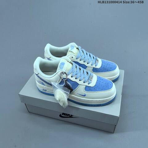 Nike Air Force 1 07 LV8 Off White Light Pink Dark Pink EU 36-40 Skate Shoe - Unisex (BS-60734)