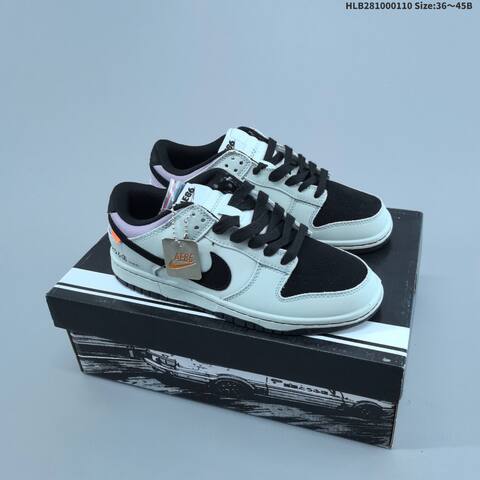Nike SB Dunk Low Toyota AE86 Light Grey Black Light Purple EU 36-45 Skate Shoe - Unisex (BS-62080)