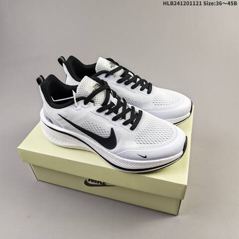 Nike DIY ZOOM AIR LJ7701-002 Grey Black White EU 36-45 Running Shoe - Unisex (BS-63347)