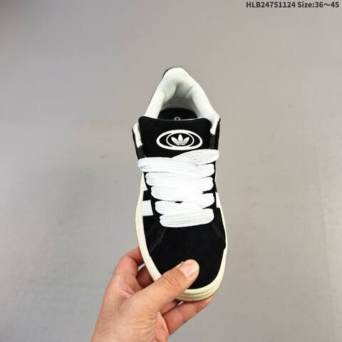 Adidas Campus 00s HQ8708 Black White Off White Gum EU 36-45 Skate Shoe - Unisex (BS-65492)