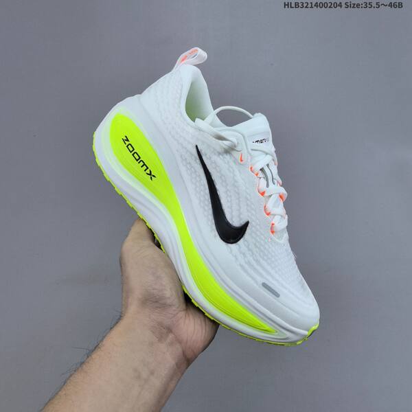 Nike Vomero Plus ReactX Air Zoom white black neon yellow orange dark grey white EU 35 5-46 running shoe