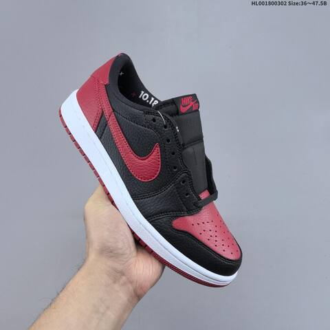 Air Jordan 1 Low OG Banned X AIR JORDAN 1 Aj1 1 Jordya Lifestyle (BS-66631)