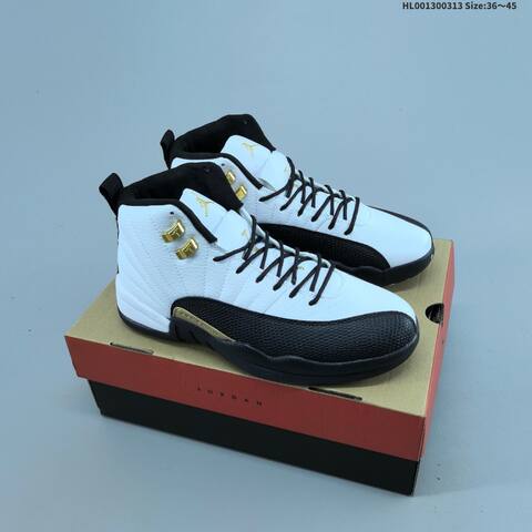 Air Jordan 12 Retro Taxi History Replica AIR JORDAN 12 Aj12 12 Replica 1996 Lifestyle (BS-66553)
