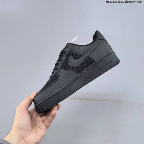 Nike Air Force 1 07 Triple Black EU 36-45 Sneaker - Unisex (BS-60402)