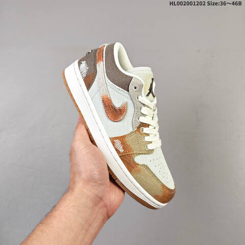 Air Jordan 1 Low SE Multi-Color Distressed AIR JORDAN 1 Aj1 1 Jord Lifestyle (BS-67573)