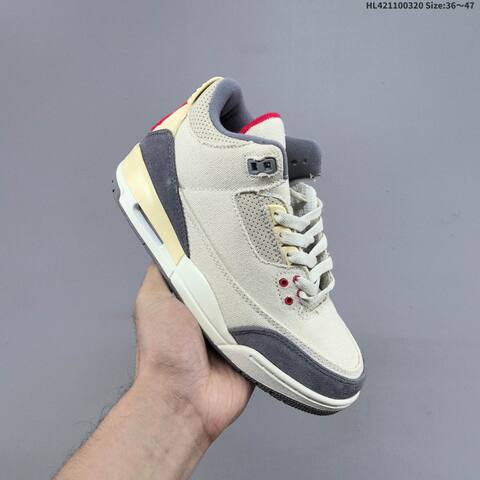 Air Jordan 3 Retro Hide And Sneak AIR JORDAN 3 Aj3 Lifestyle (BS-66490)