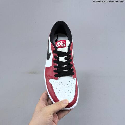 Air Jordan 1 Low OG Black Muslin Varsity Red Replica AIR JORDAN 1 Aj1 Lifestyle (BS-66369)