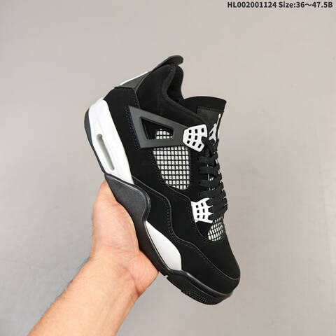 Air Jordan 4 Retro White Thunder AIR JORDAN 4 Aj4 Lifestyle (BS-67704)