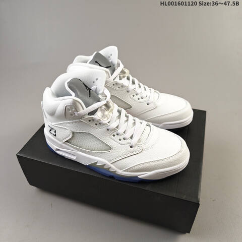 Air Jordan 5 Retro Metallic White Replica AIR JORDAN 5 Aj5 Lifestyle (BS-67756)