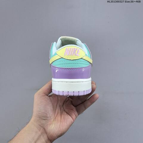 Nike SB Dunk Low Teal Yellow Purple Pink White EU 36-46 Skate Shoe - Unisex (BS-61089)