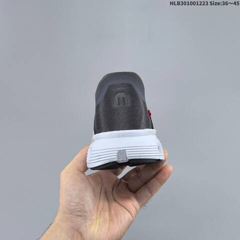 On Cloud 6 Coast Black White Red EU 36-45 Running Shoe Running Sneakers - Unisex BS-69733