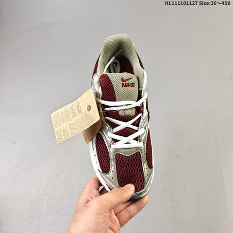 Nike V5 RNR Burgundy White Silver Grey EU 36-45 Running Shoe - Unisex (BS-63024)