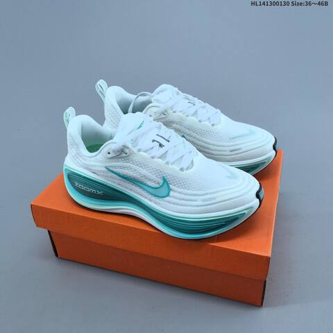 Nike Vomero Plus ReactX Air Zoom White Light Pink Rose Gold Silver EU 36-46 Running Shoe - Unisex (BS-61649)