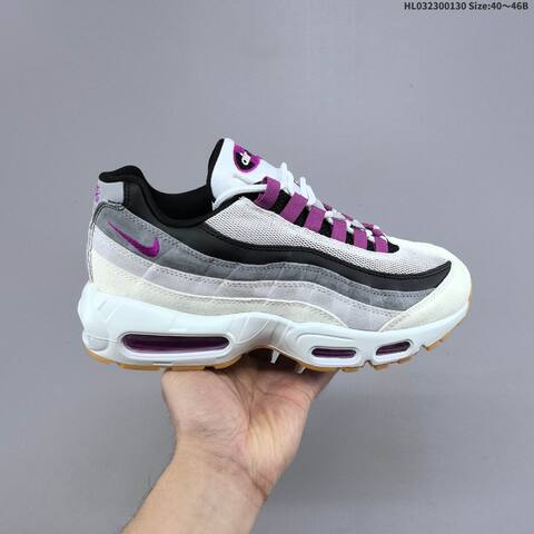 Nike Air Max 95 SP White Grey Black Purple Gum EU 40-46 Sneaker - Men's (BS-61636)