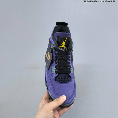Air Jordan 4 Retro OG Imperial Purple Replica AIR JORDAN 4 Aj4 Lifestyle (BS-66724)
